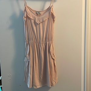 TALULA Ulla Ruffle Dress - XXS - Dusty Pink